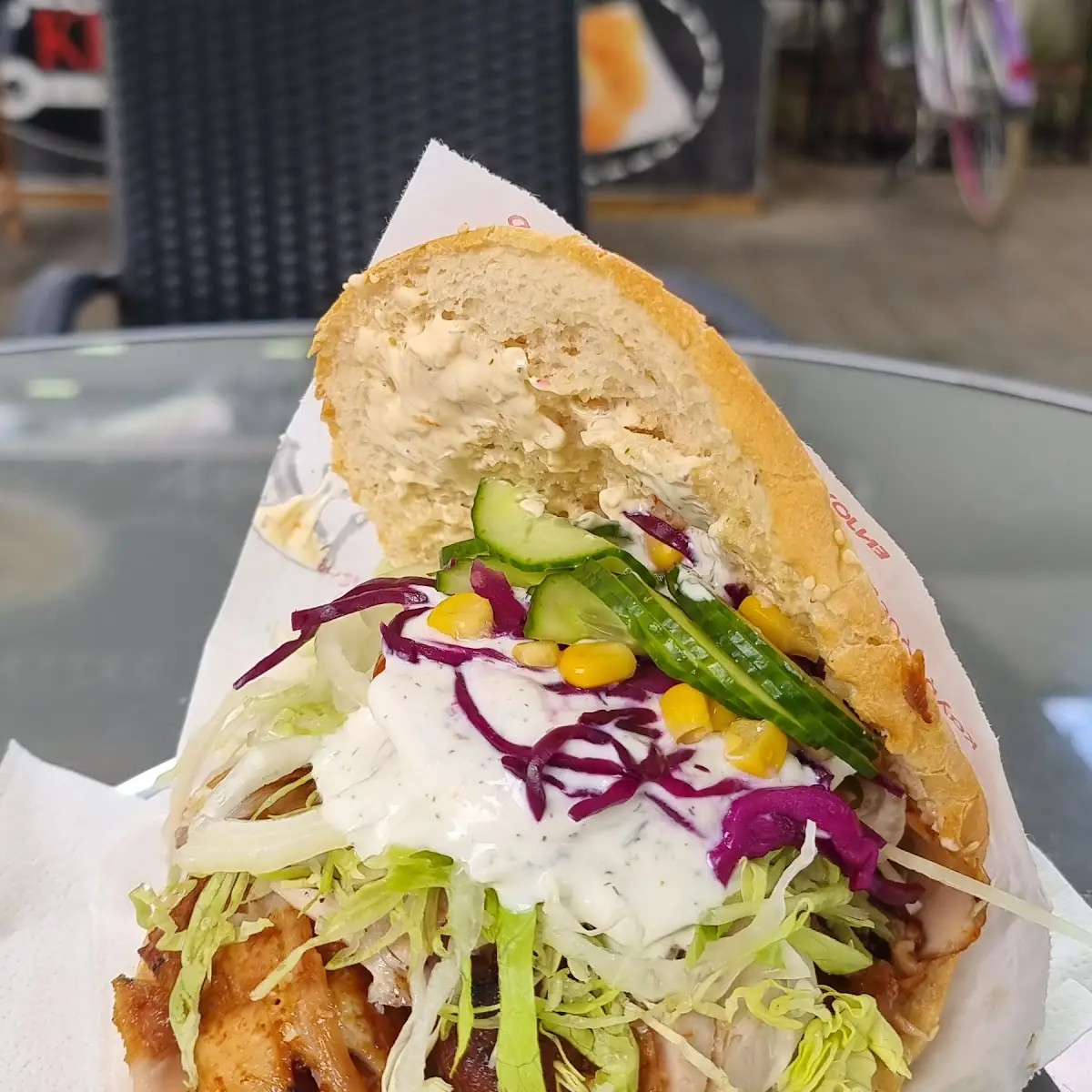 Vegetarischer Döner