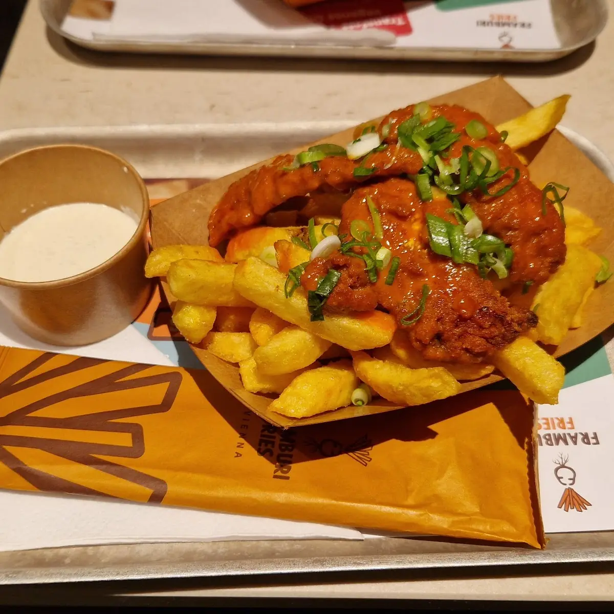 Crispy Hendl Buffalo Style