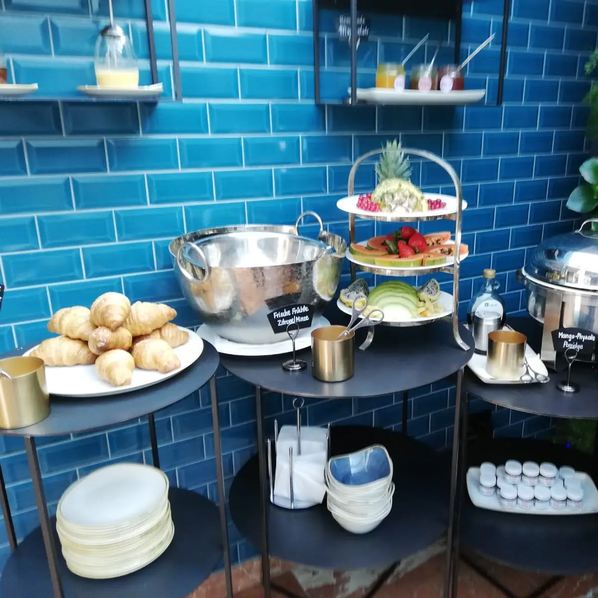 Croissant Frische Früchte