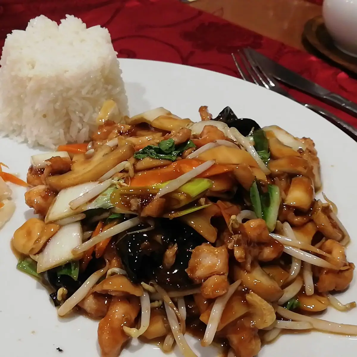 Hühnerfleisch Chop Suey