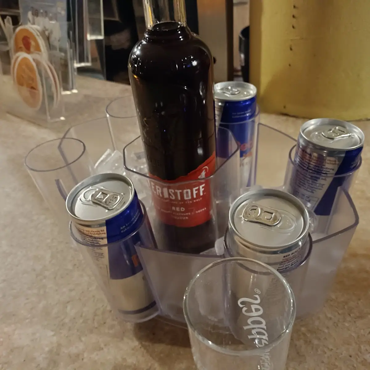 Roter Eristoff Mit Red Bull