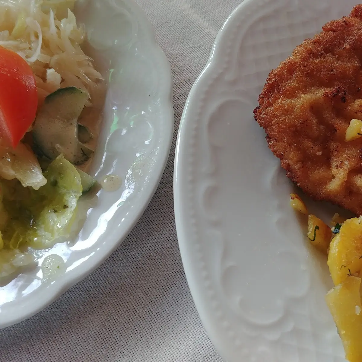 Schnitzel Mit Pommes Frites
