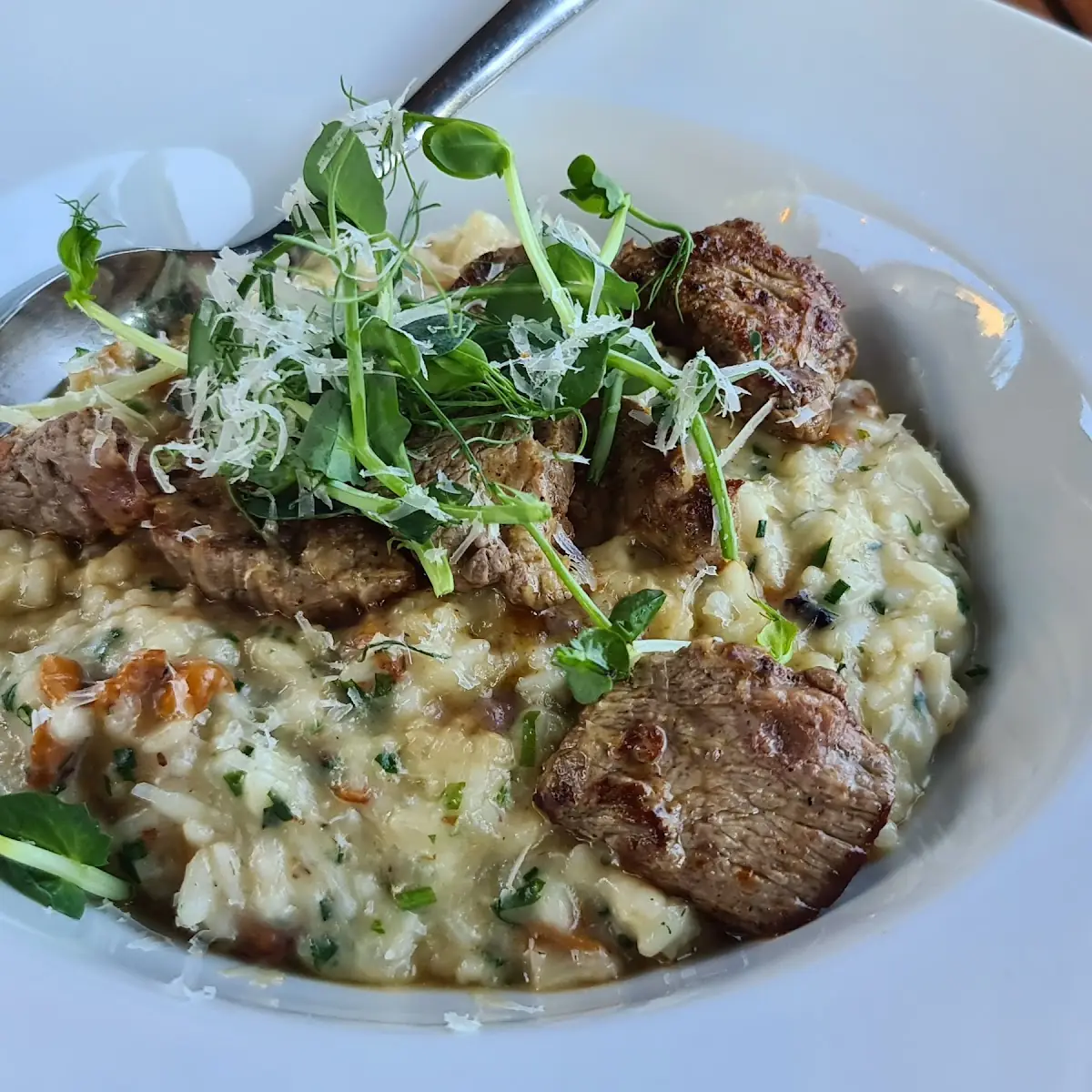 Spargelrisotto Mit Rinderfilet