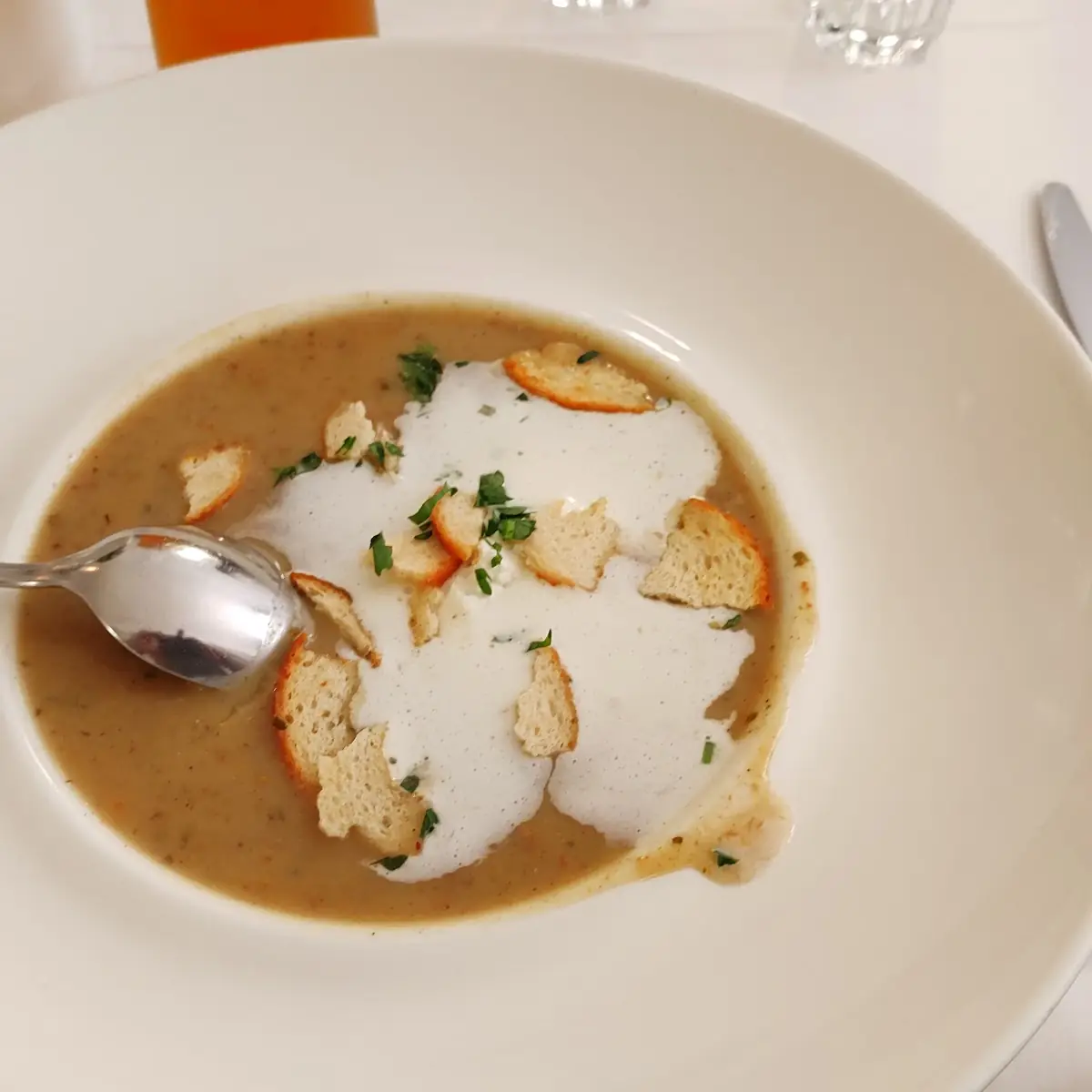 Wildcremesuppe