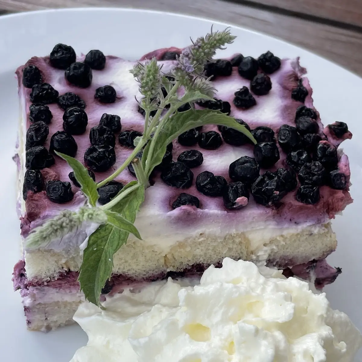 Blaubeerschnitte