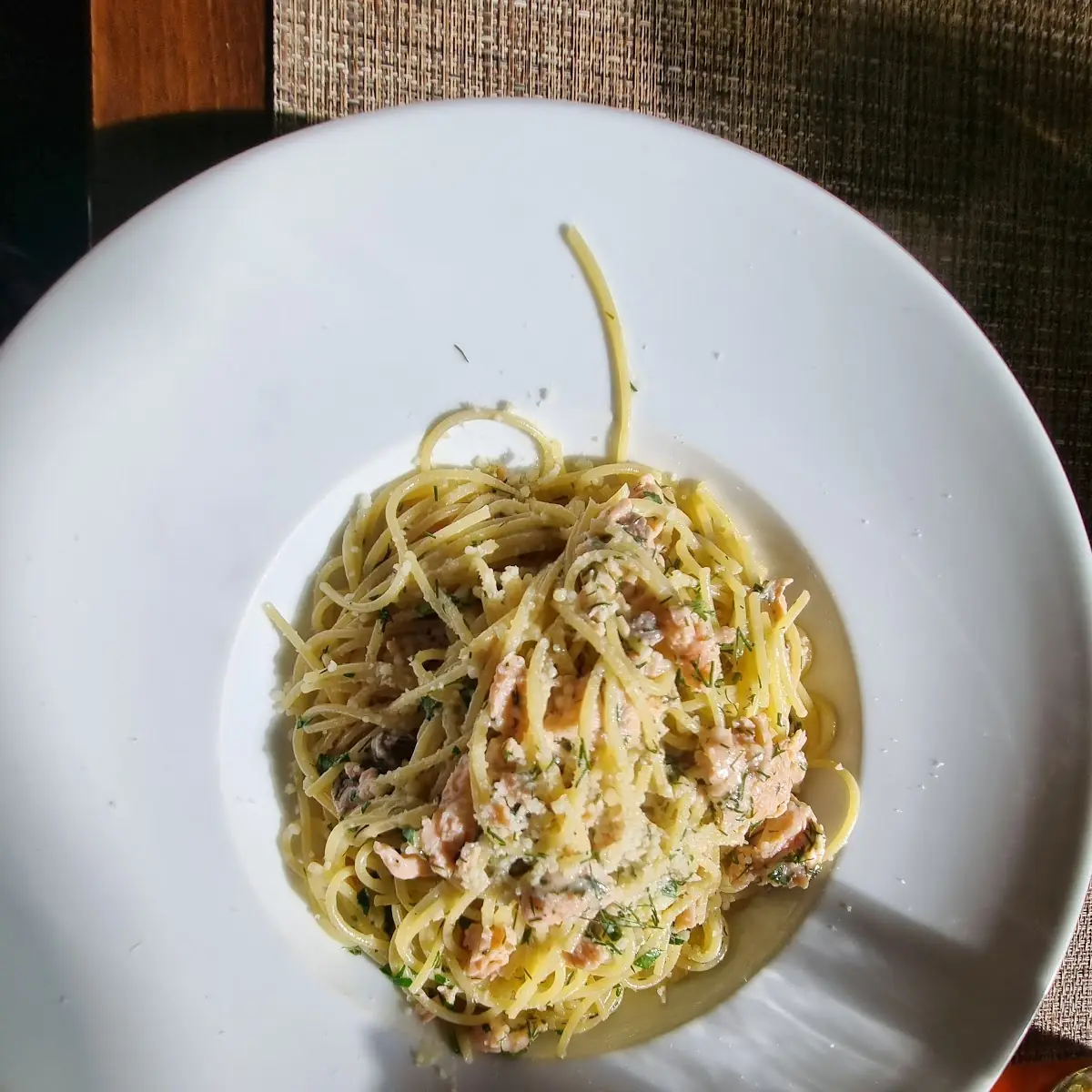 Spaghetti Mit Lachs