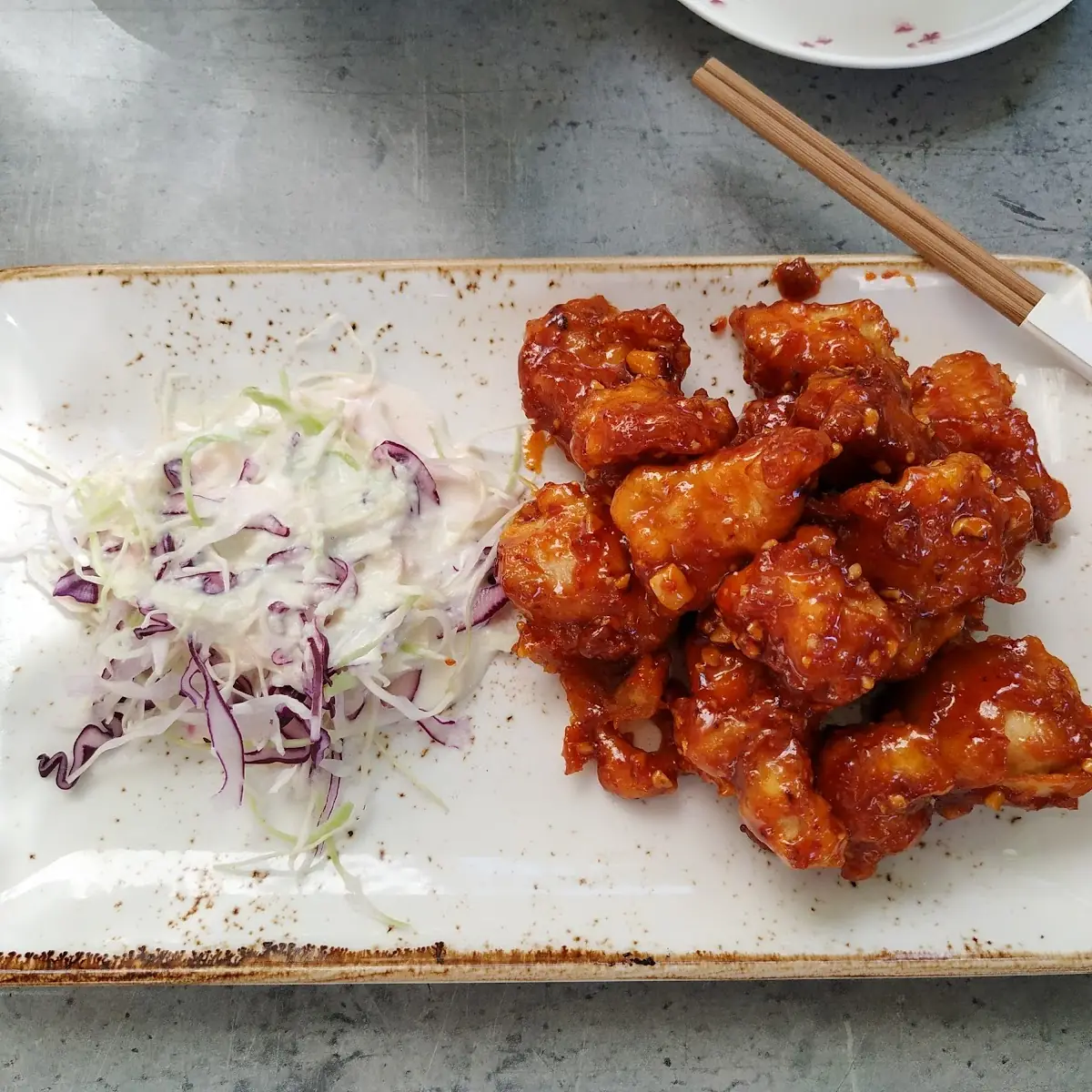 Gangjeong Chicken Ohne Reis