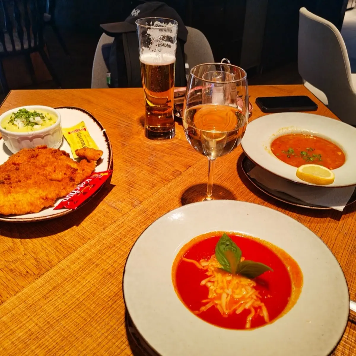 Schnitzel With Potato Salad