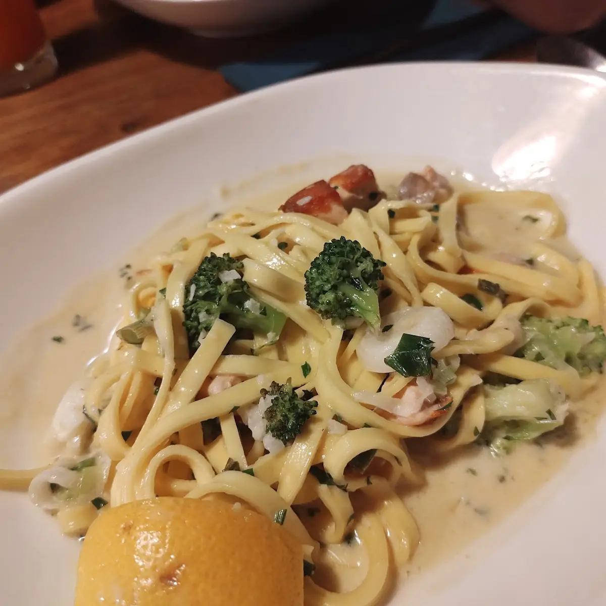 Bandnudeln Mit Lachs
