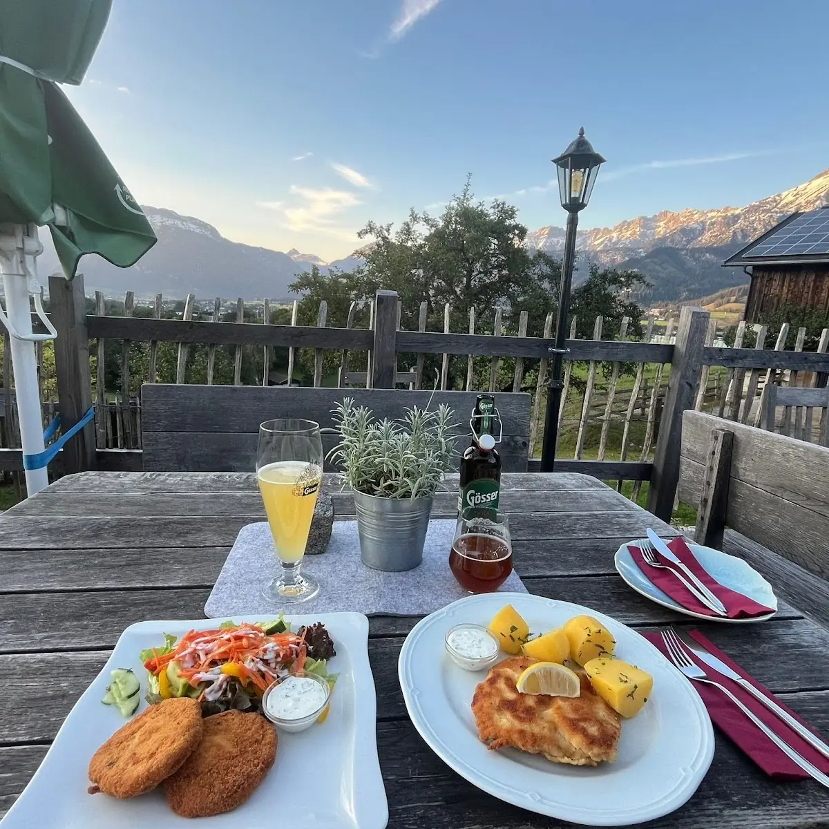 Couscous Gefülltes Schnitzel