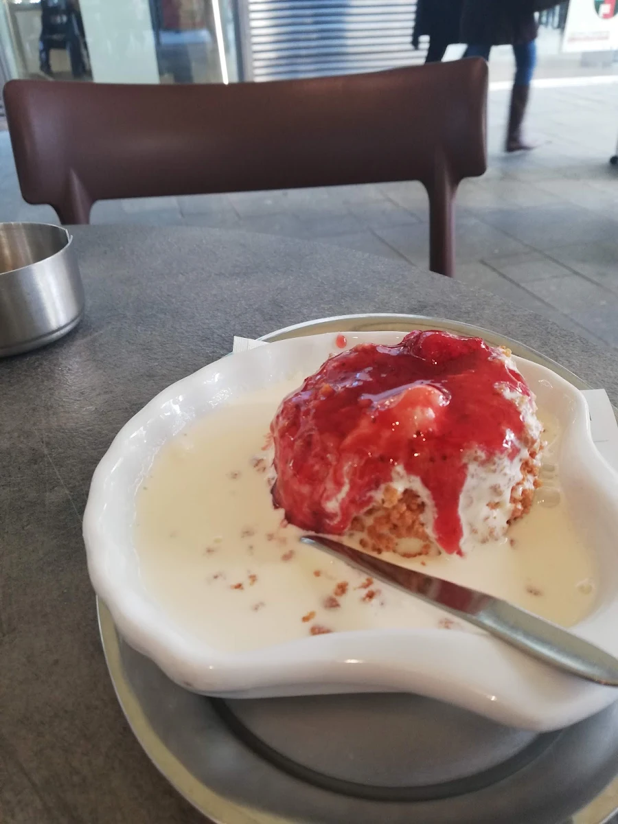 Ice Cream with Nuts and Phrase