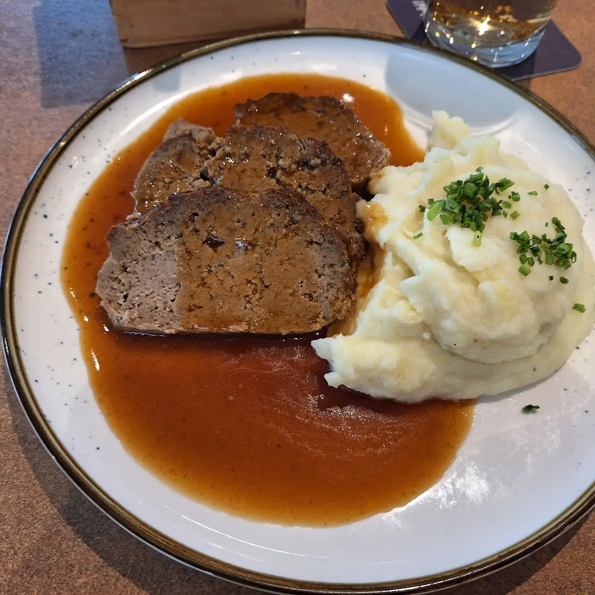 Faschierter Braten Mit Kartoffelpüree