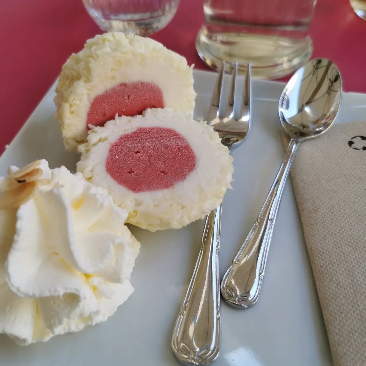 Kokos Himbeer Kugel