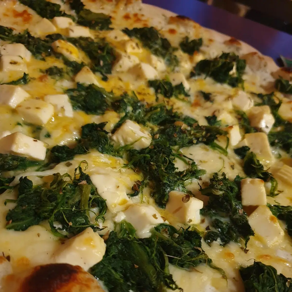 Pizza Vegetarisch Mit Spinat