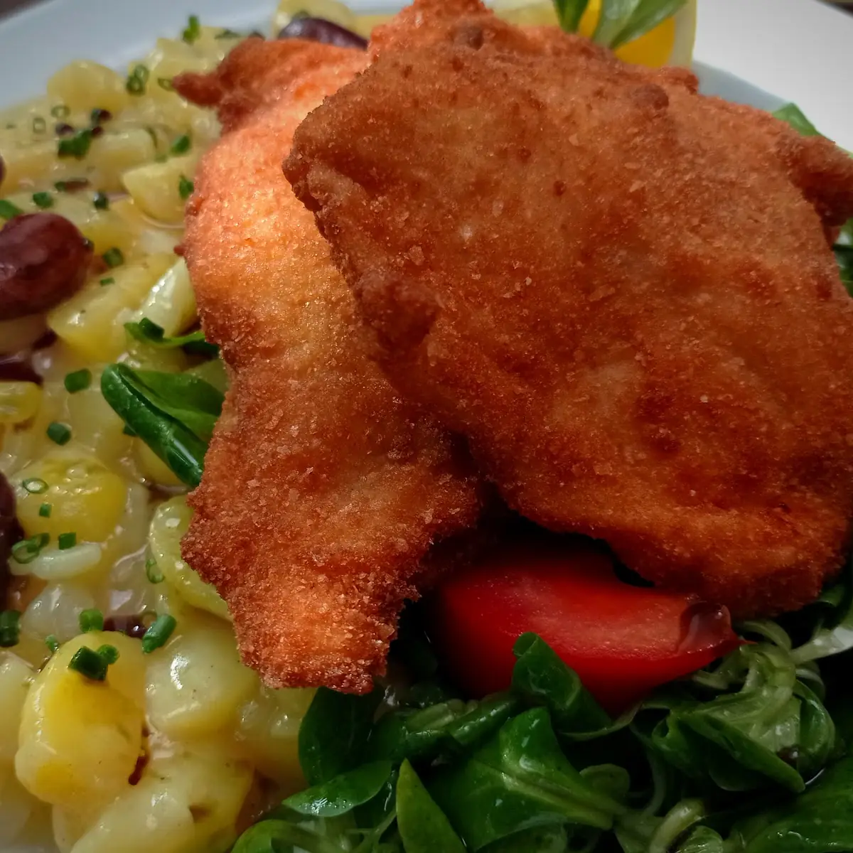 Backhendlsalat