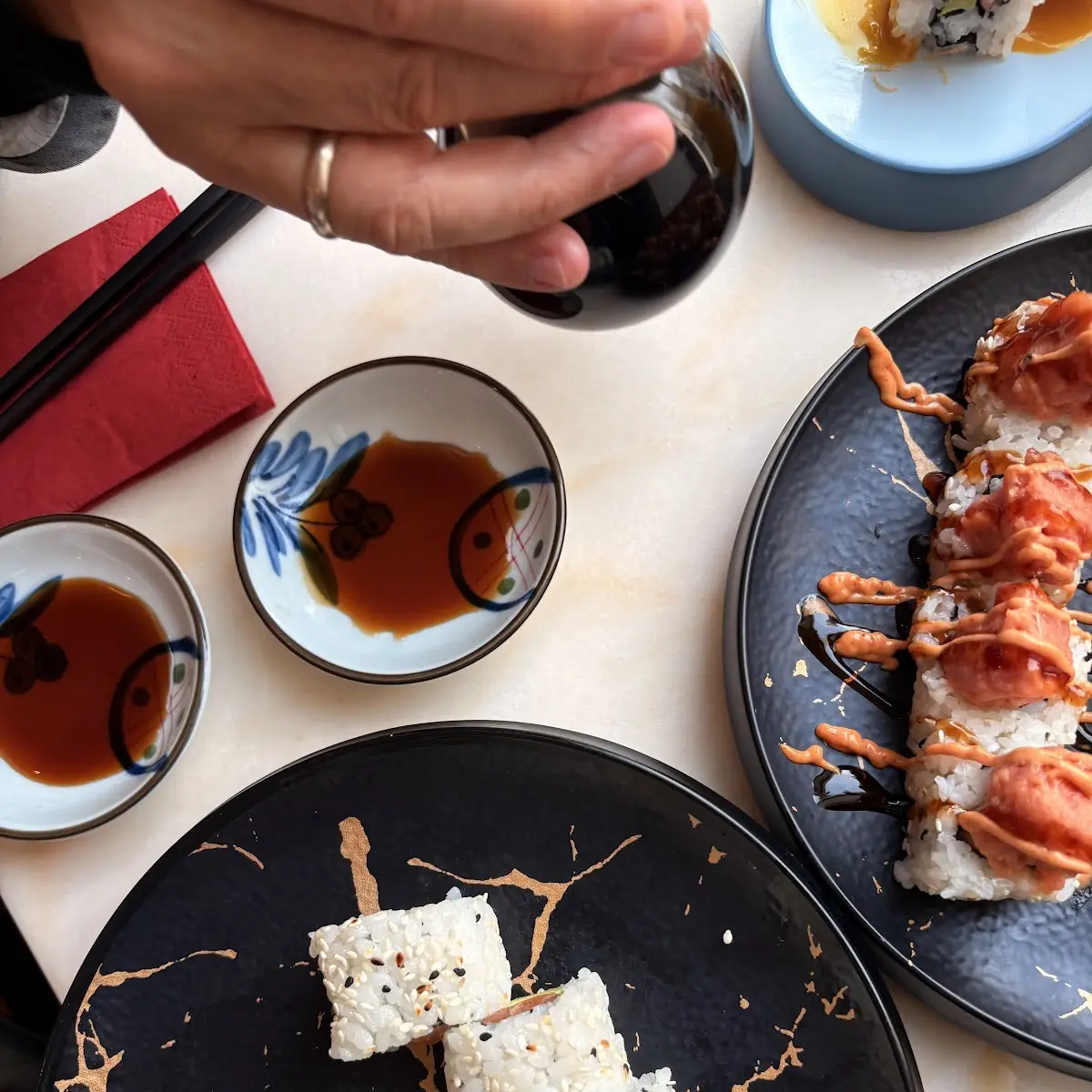 Sashimi Flambé