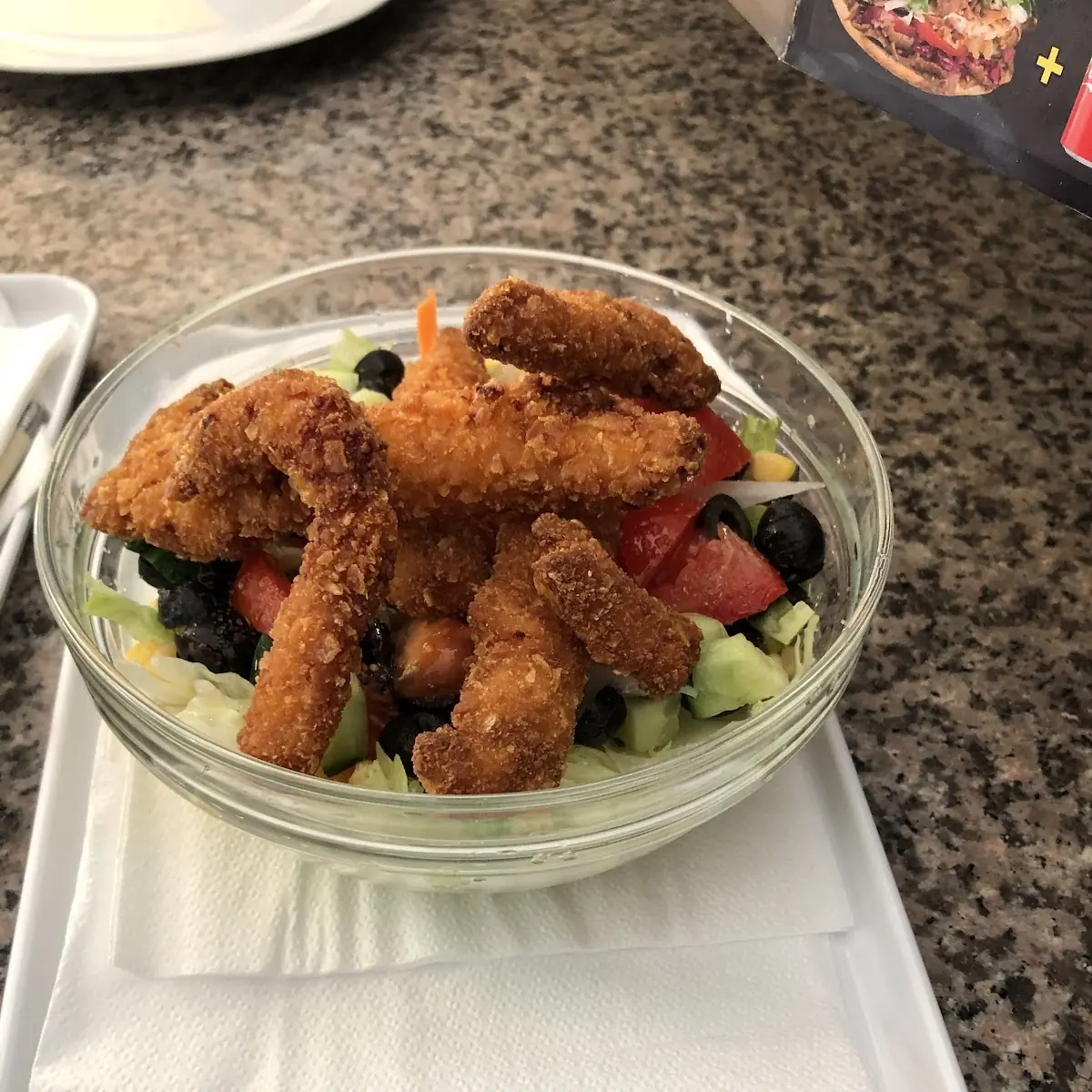 Chicken Frites Salat