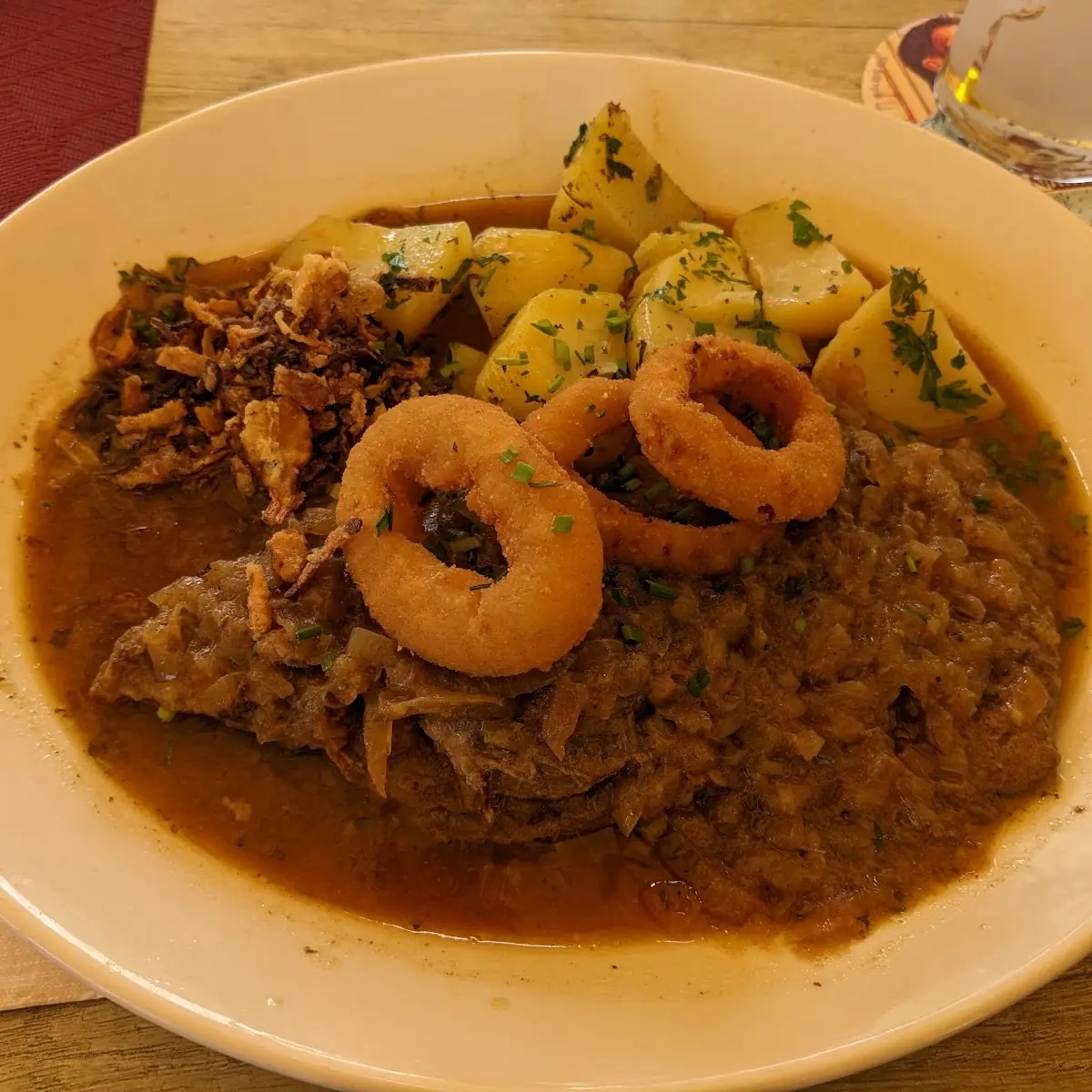 Zwiebelrostbraten