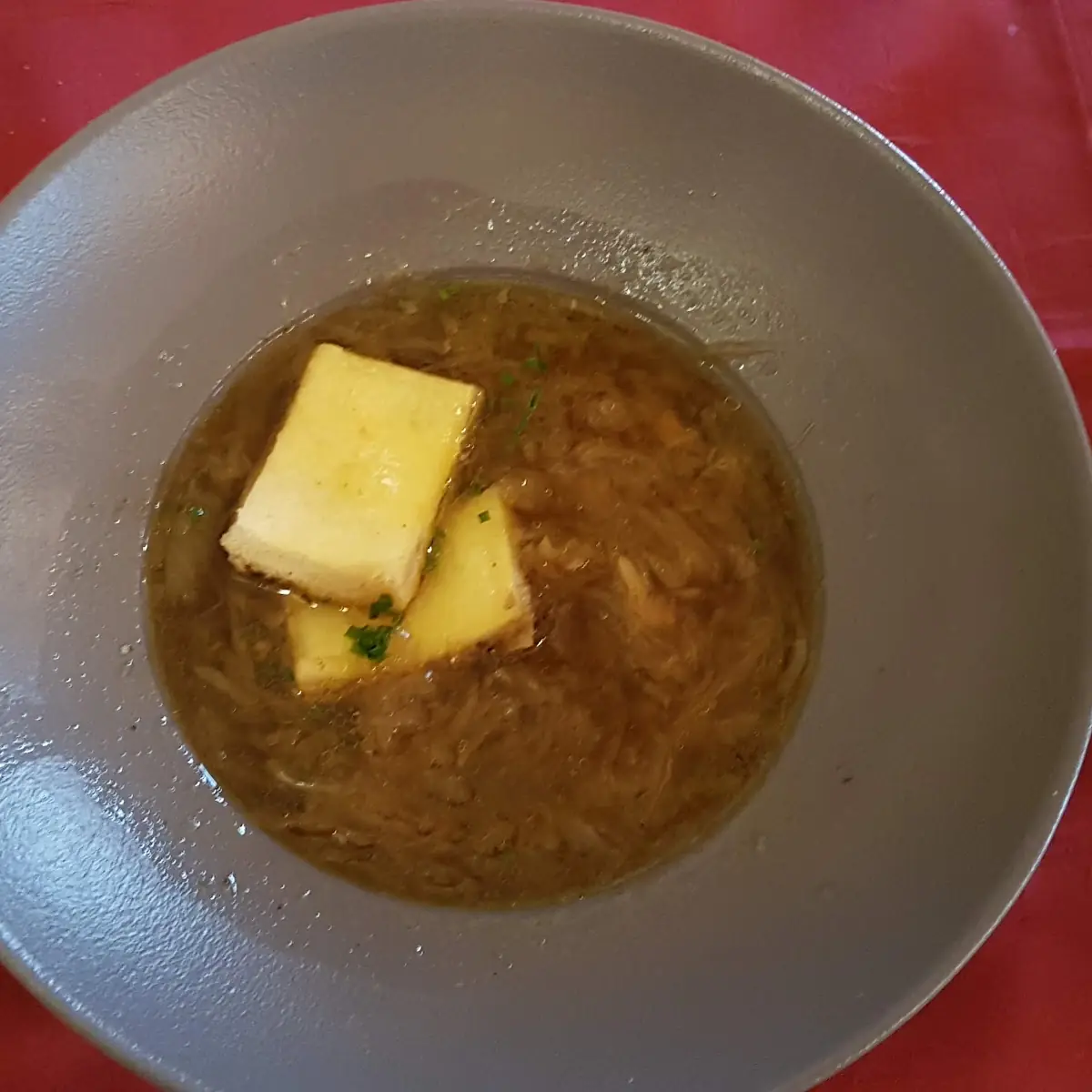 Zwiebelsuppe