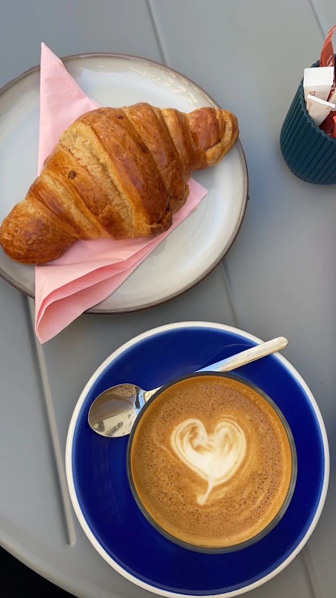 Cappuccino and Crossaint