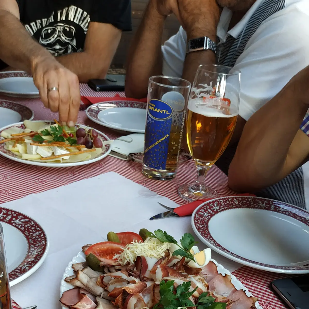 Aufschnitt Teller