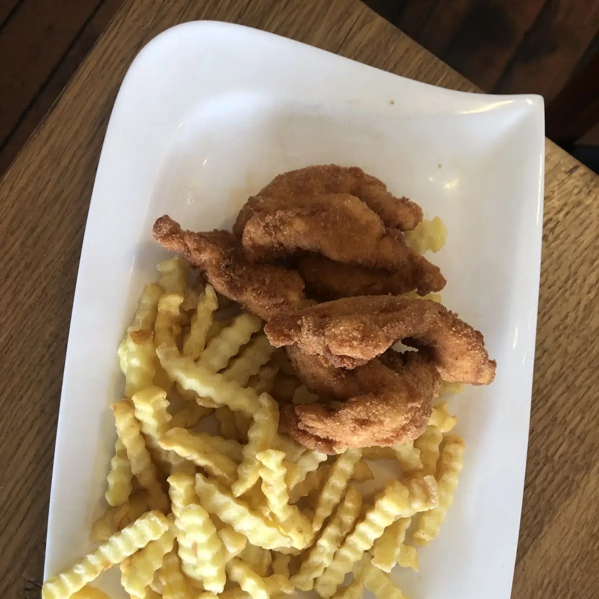 Chicken Nuggets Mit Pommes Frites