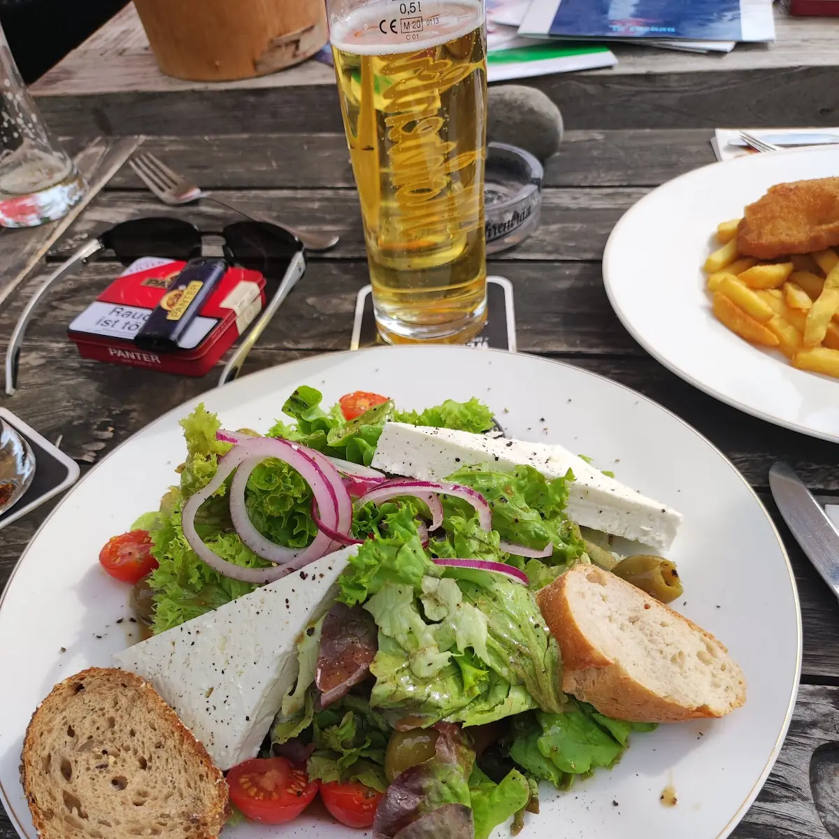 Gemischter Salat Mit Schafskäse