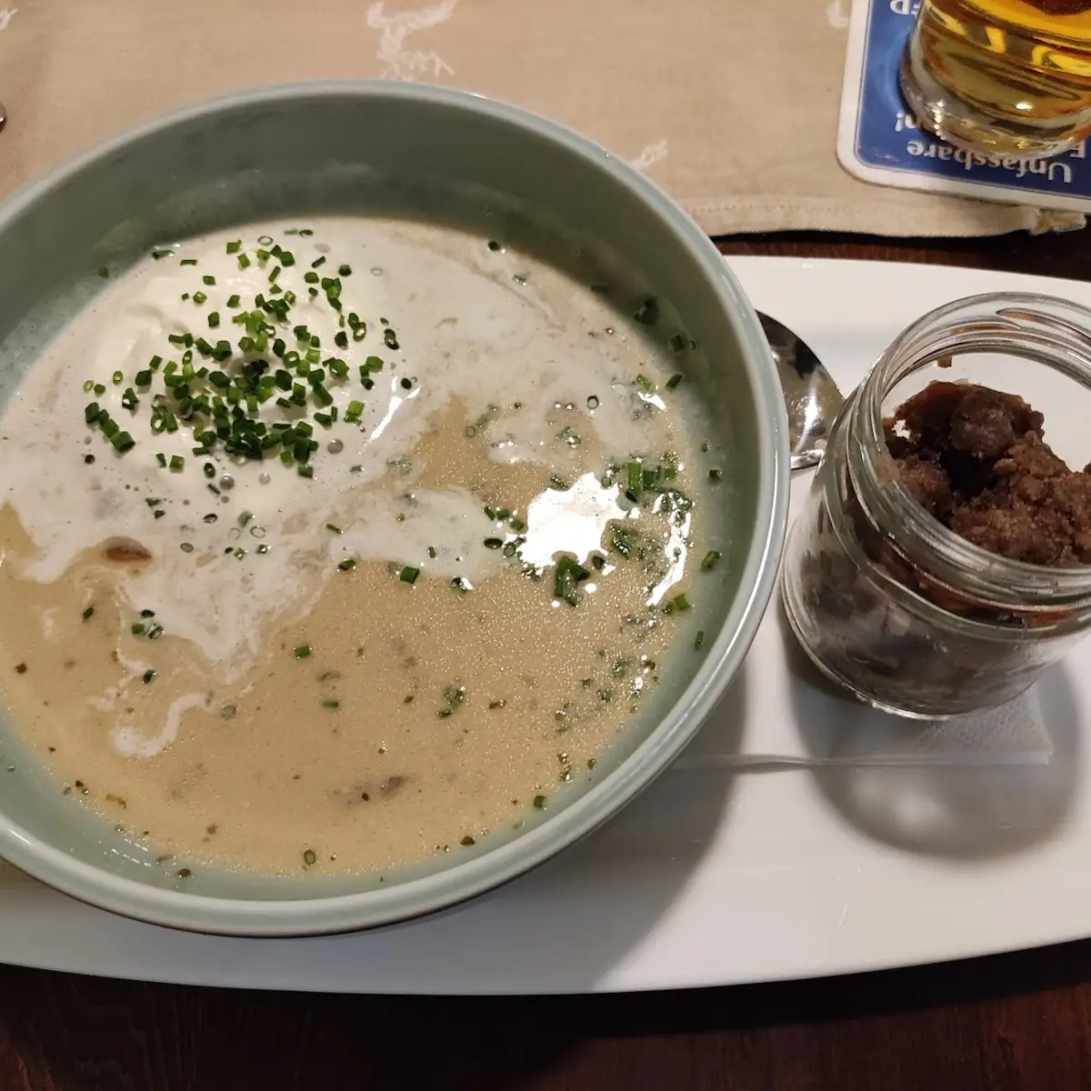 Schwammerlsuppe Mit Haidnsterz