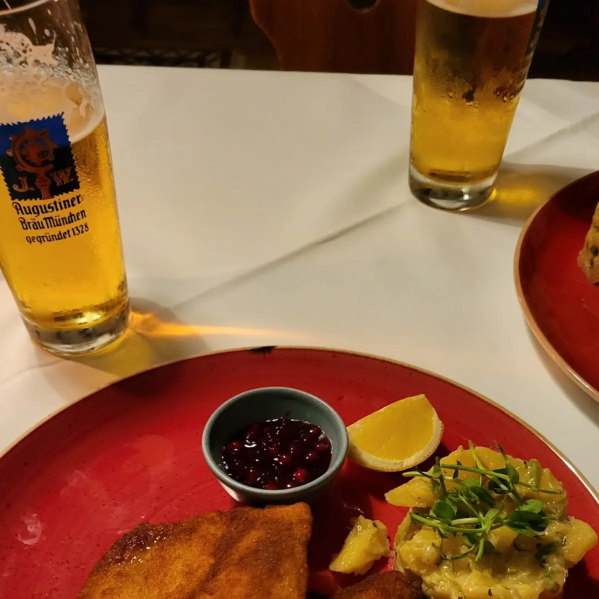 Back Hähnchen Mit Kartoffelsalat