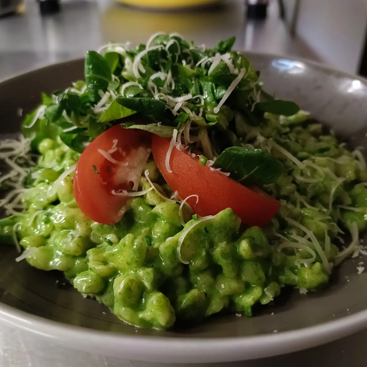Spinatspätzle