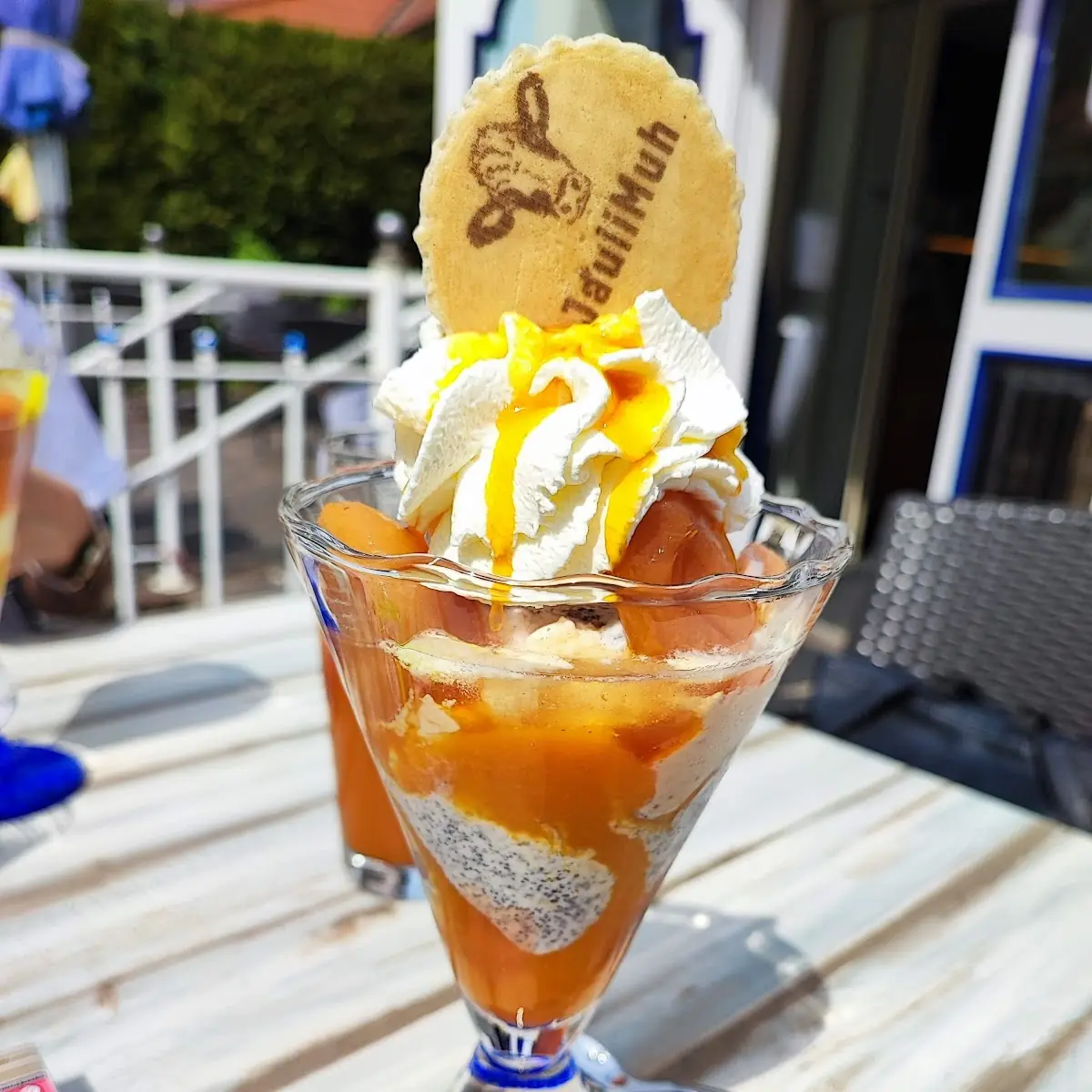Wachauer Marillenbecher Eiskaffee