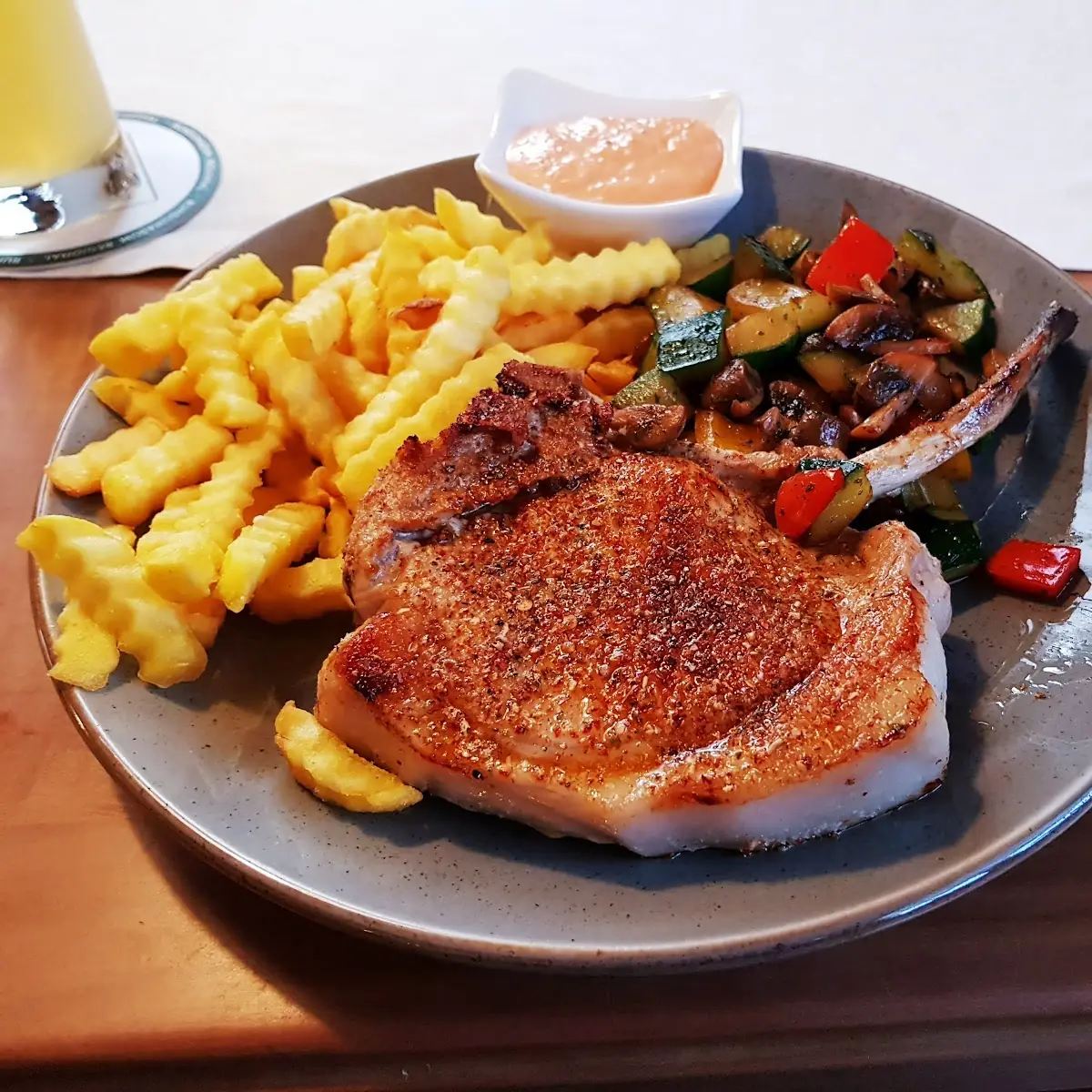 Kotelett Vom Iberico Schwein