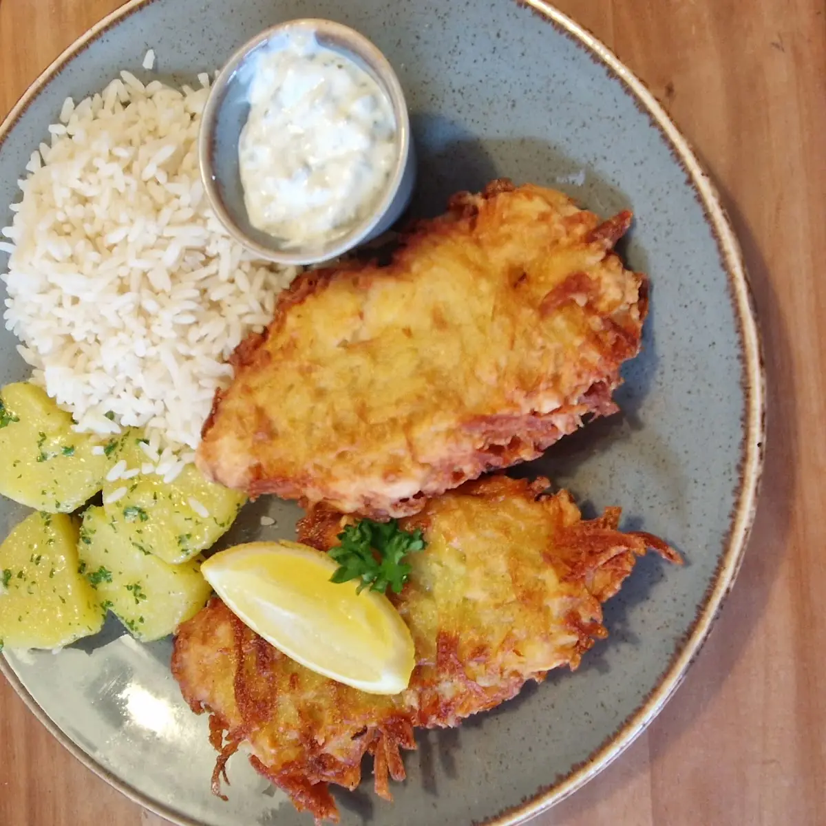 Petersfisch In Kartoffelröstipanade