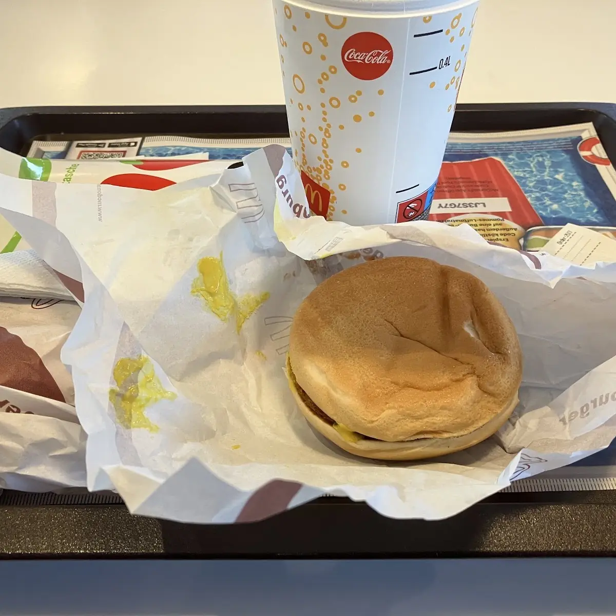 2 Hamburger 1 Heiße Apfeltasche Sprite Lite