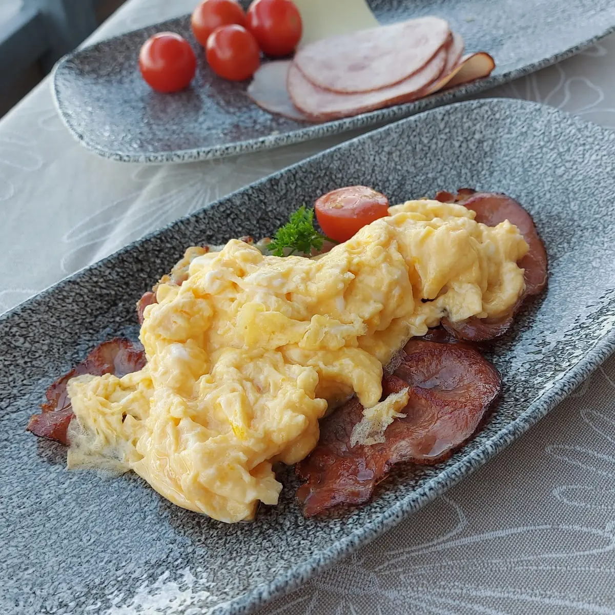 Rührei Mit Speck