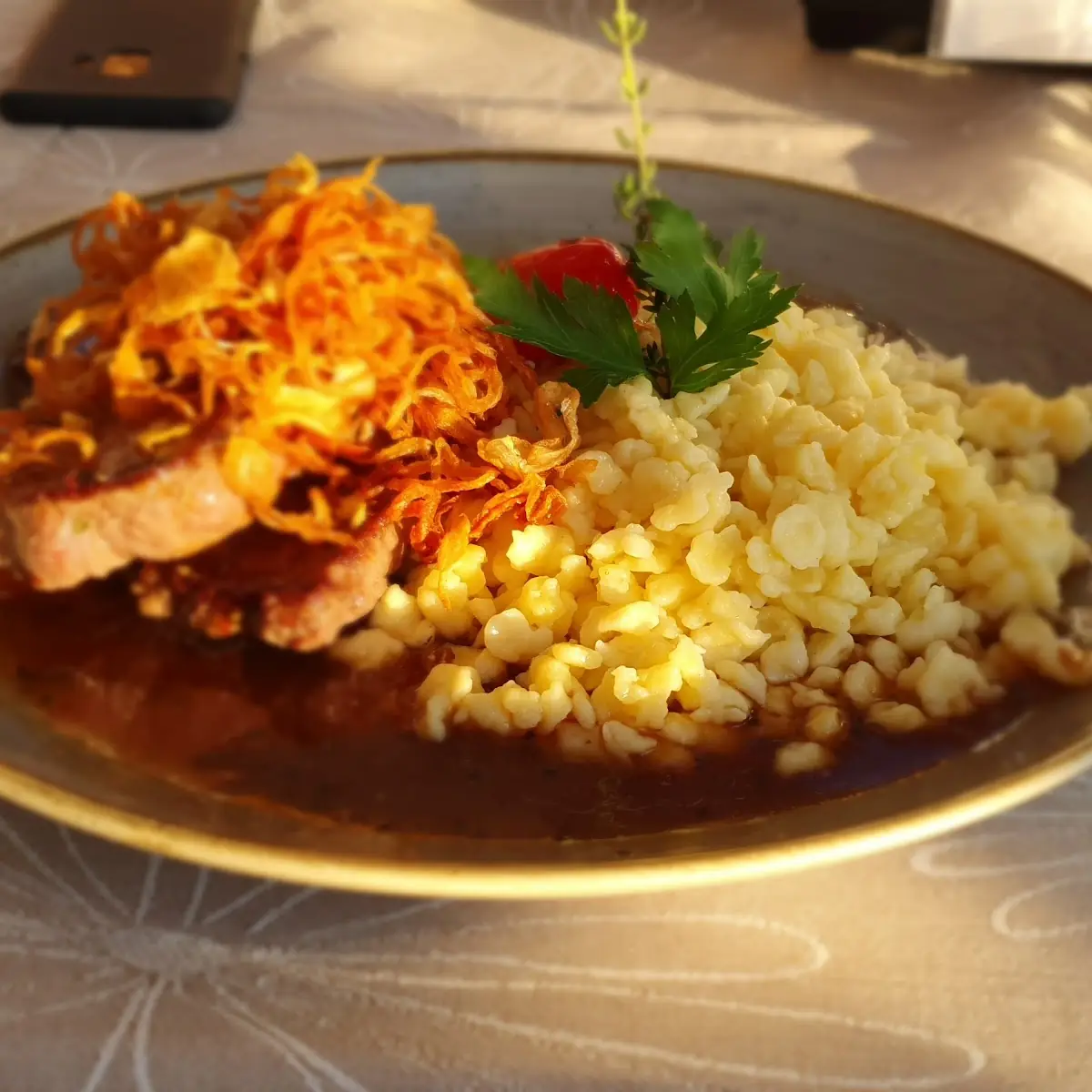 Zwiebelrostbraten
