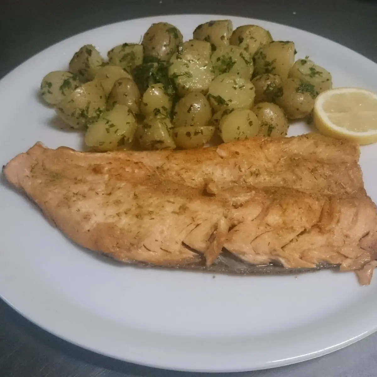 Lachsfilet, Pizzeria-Ristorante Danijele