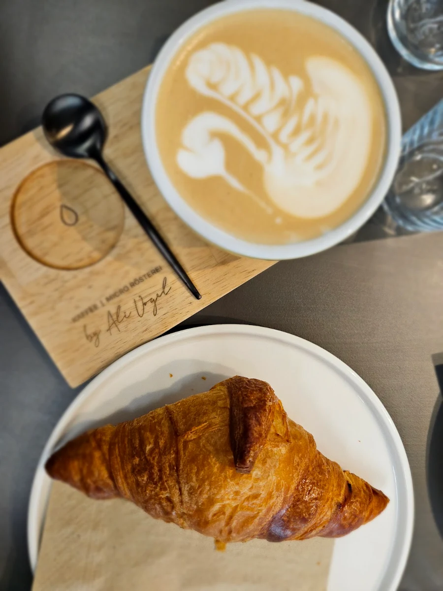 Pain Au Chocolate and Hot Chocolate