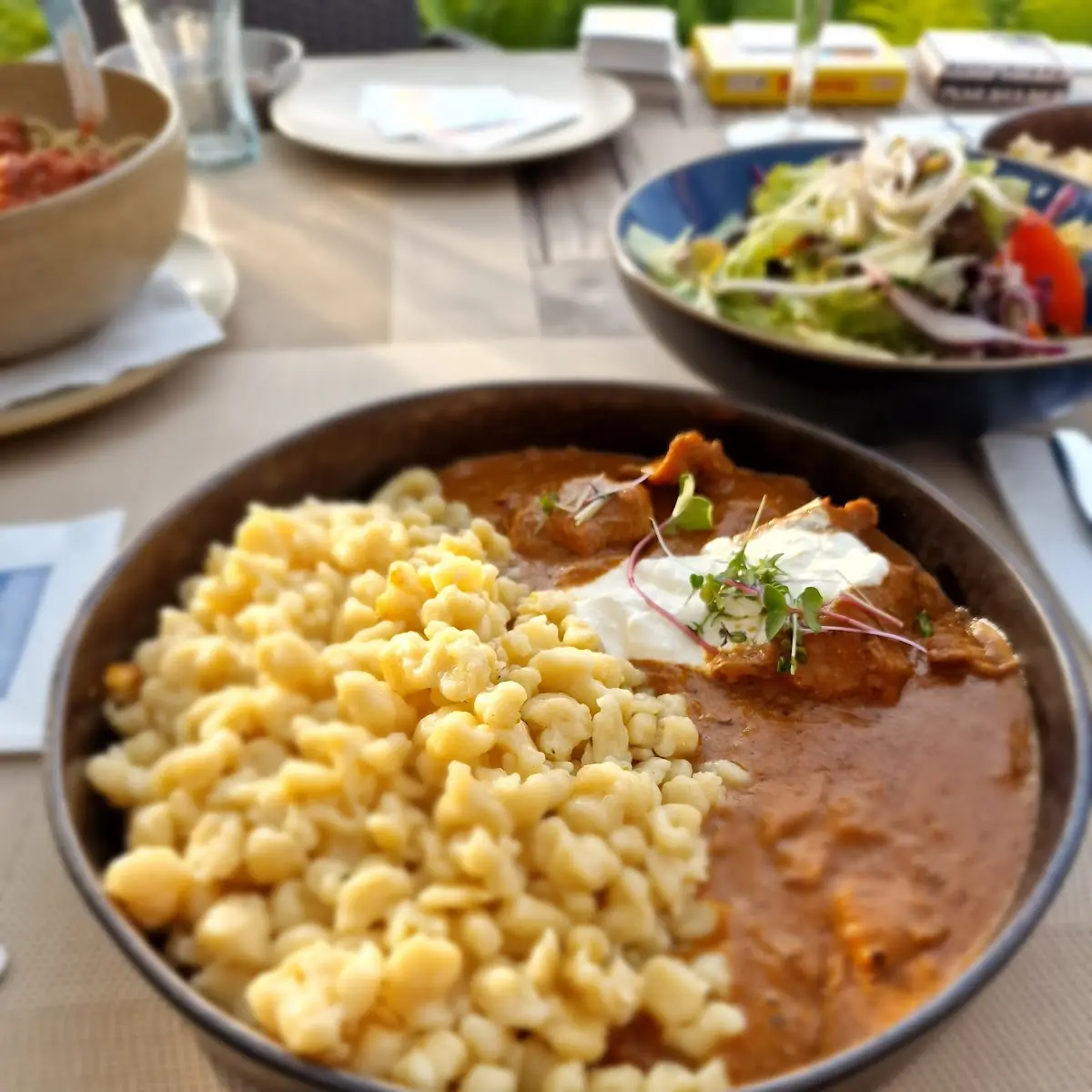 Spätzle Mit Gulasch