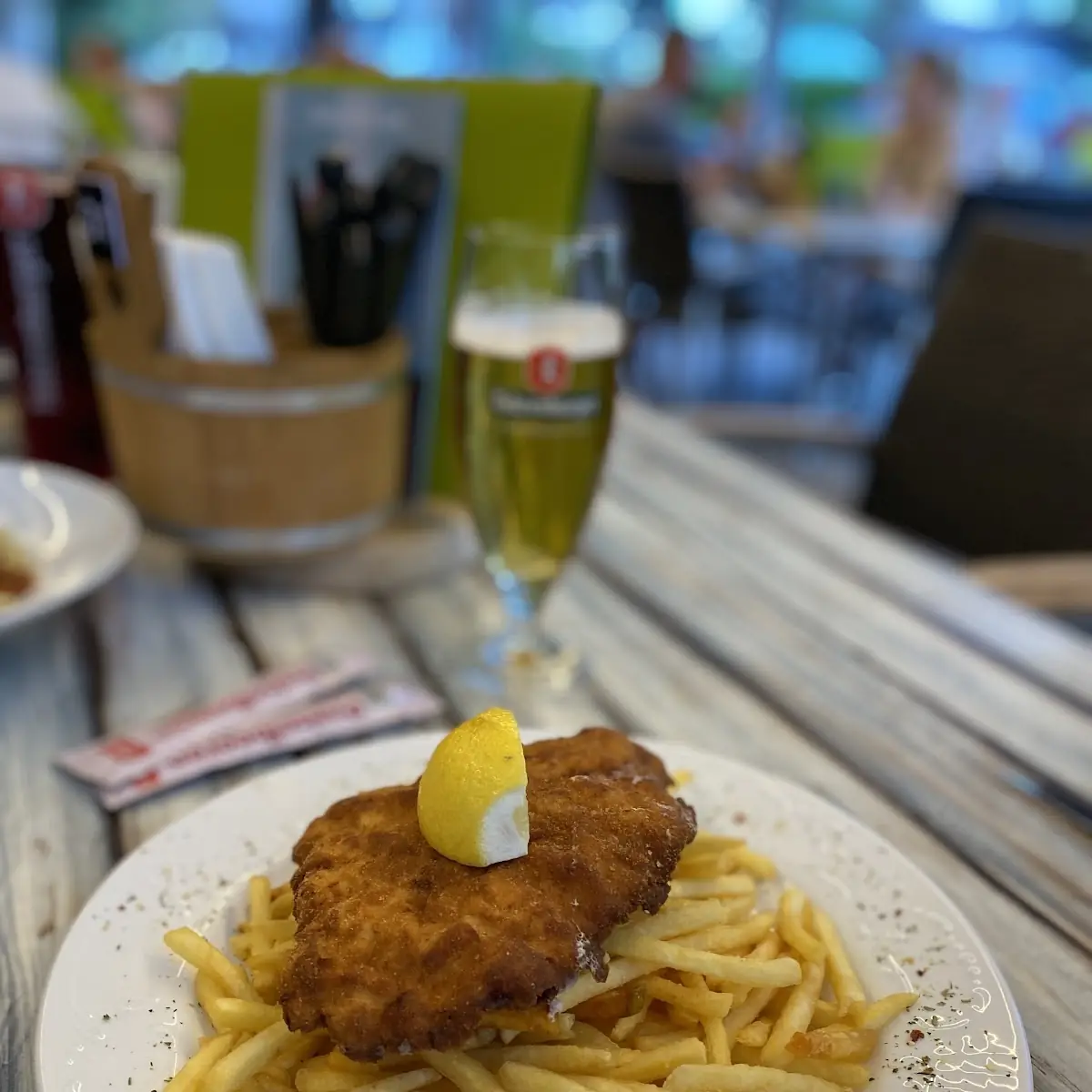 Cordon Bleu Vom Schwein Mit Pommes Frites