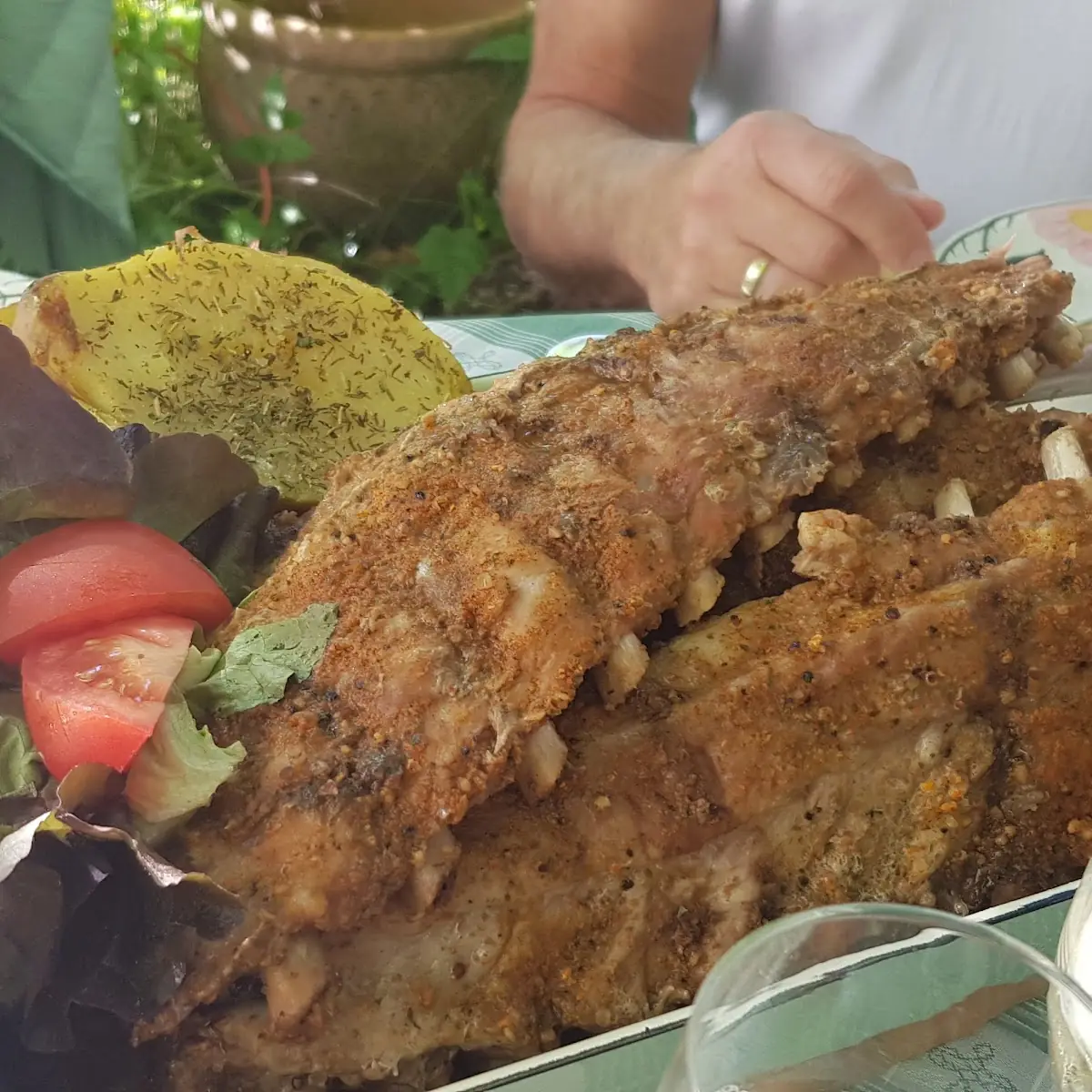 Schweinsripperl