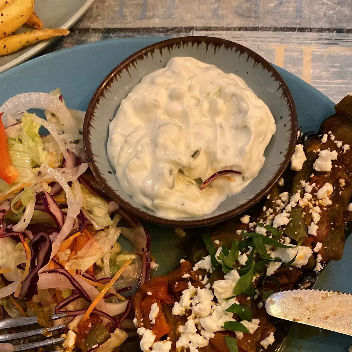 Gefüllte Aubergine