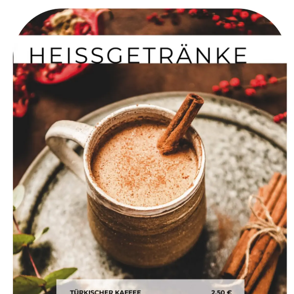 Heiße Getränke