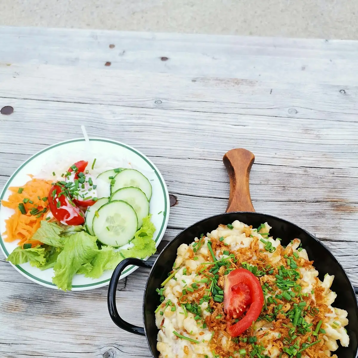 Käsespätzle Kasspazln