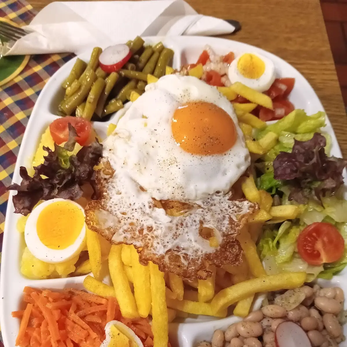 Salatplatte