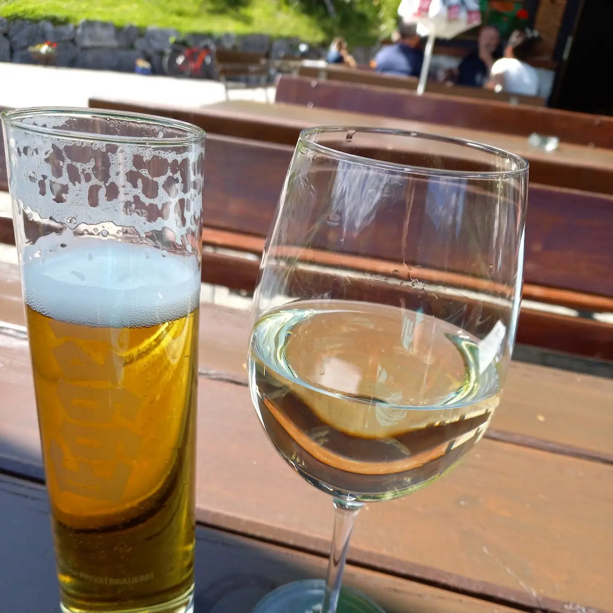 Bier Und Weissweinschorle
