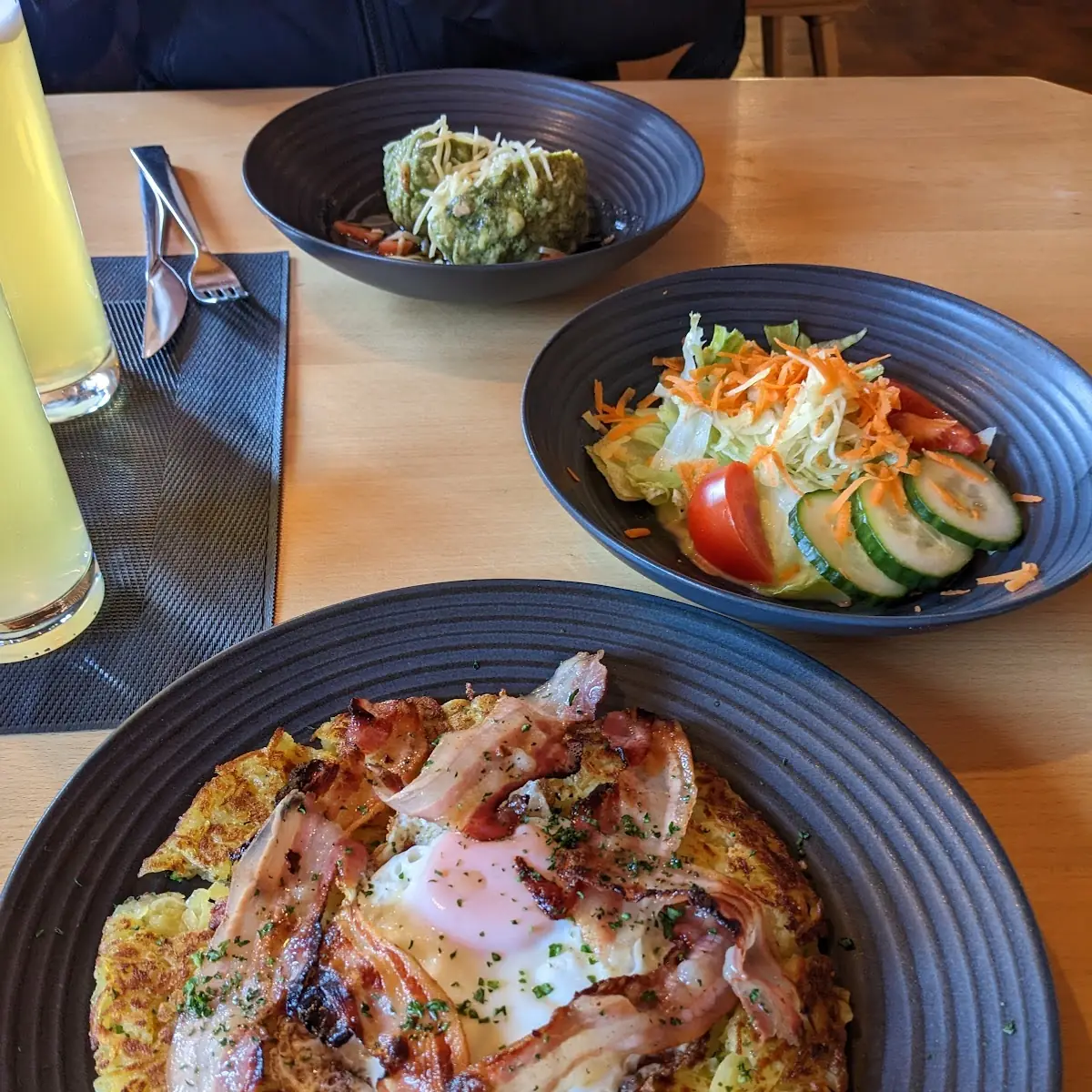 Rösti Mit Speck Und Spiegelei