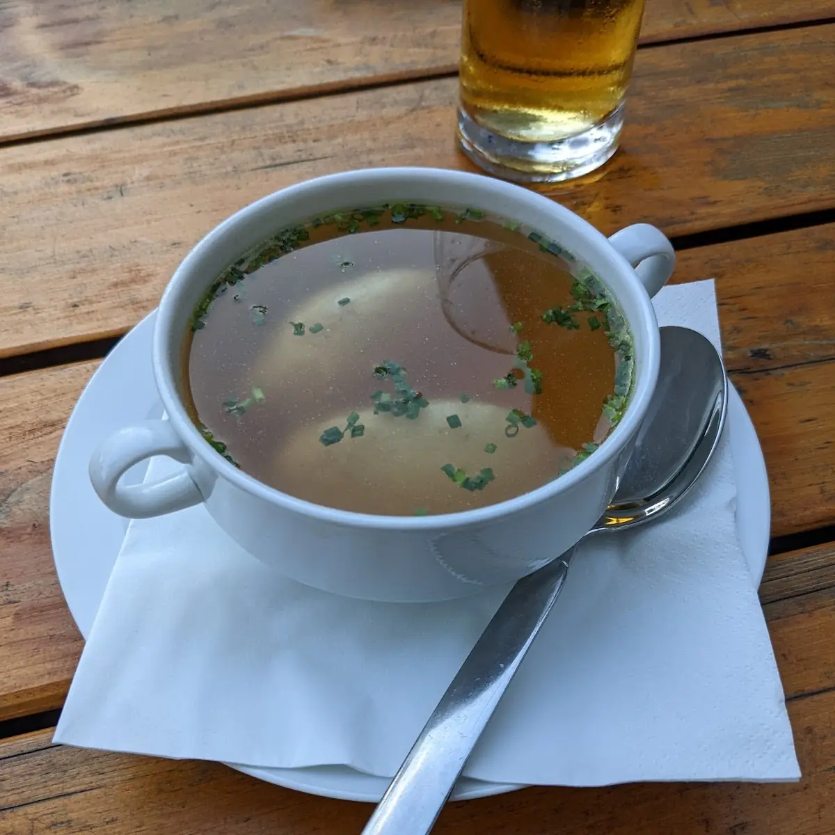 Griesnockerl Suppe