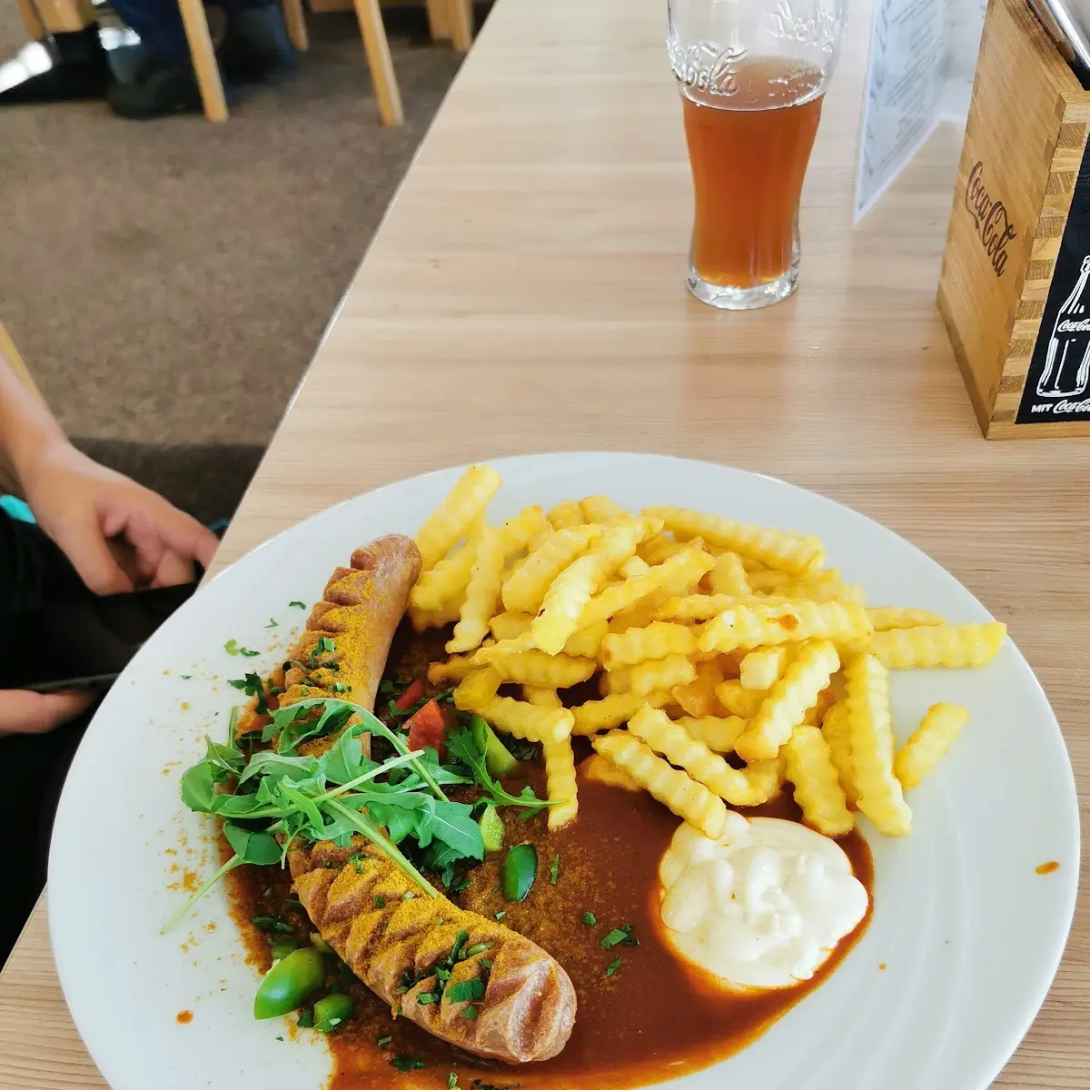 Currywurst Pommes Frites