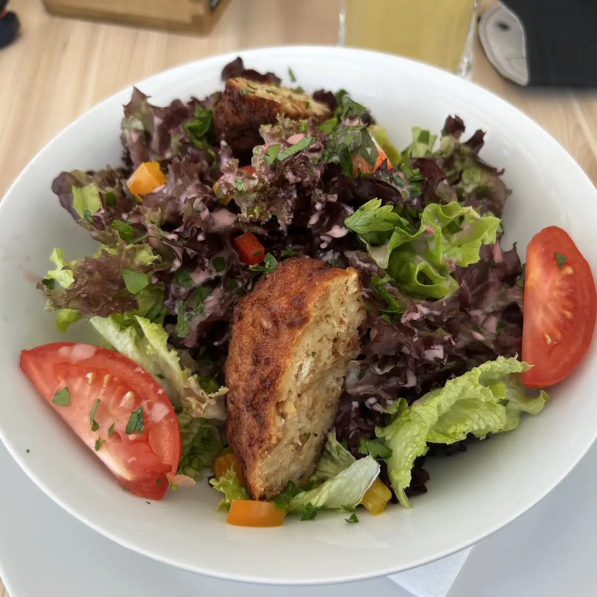 Salat Mit Kaspressknödel